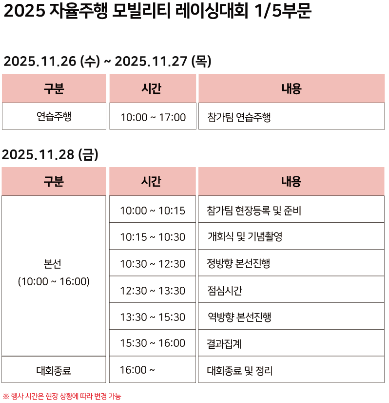 대회상세일정표